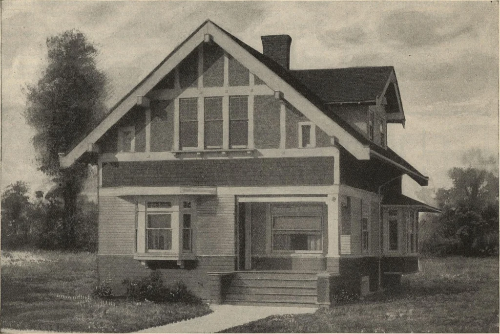 An illustration from How to read plans and take off bills of materials., 1917, leaf 246