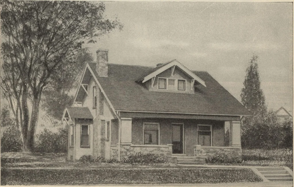 An illustration from How to read plans and take off bills of materials., 1917, leaf 248