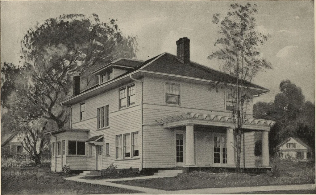 An illustration from How to read plans and take off bills of materials., 1917, leaf 250
