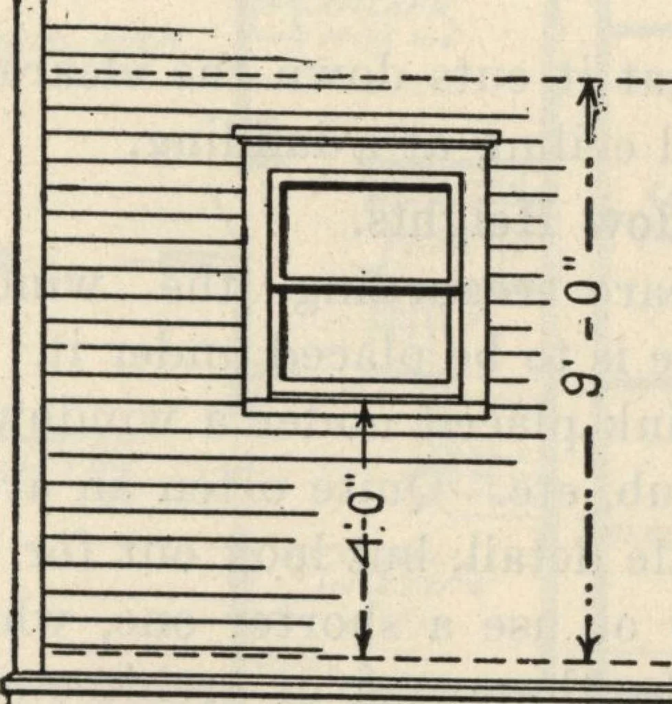 An illustration from How to read plans and take off bills of materials., 1917, leaf 44