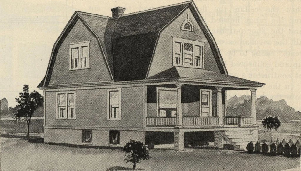An illustration from How to read plans and take off bills of materials., 1917, leaf 46
