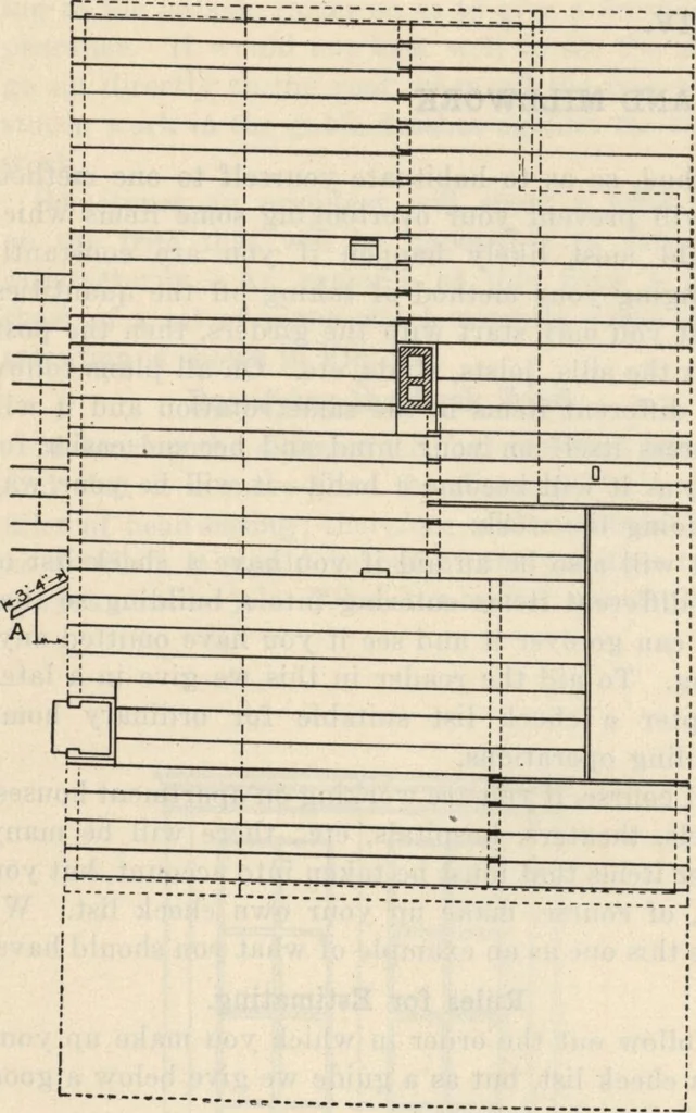 An illustration from How to read plans and take off bills of materials., 1917, leaf 55