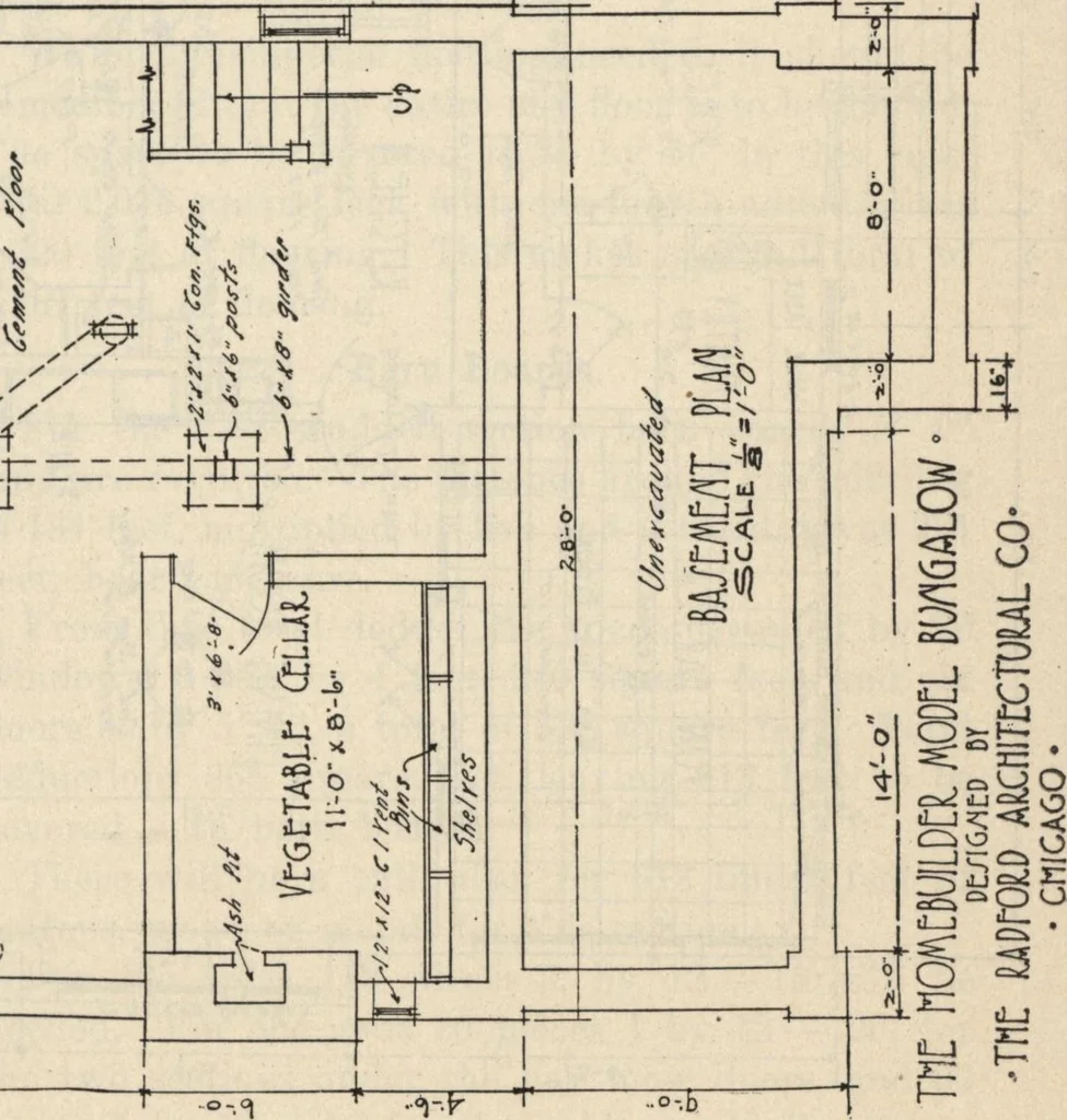An illustration from How to read plans and take off bills of materials., 1917, leaf 66