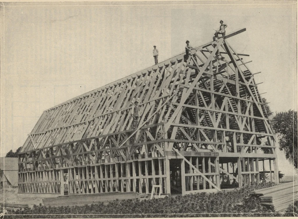 An illustration from How to read plans and take off bills of materials., 1917, leaf 89