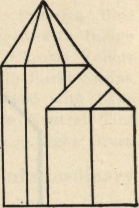 An illustration from How to read plans and take off bills of materials., 1917, leaf 9