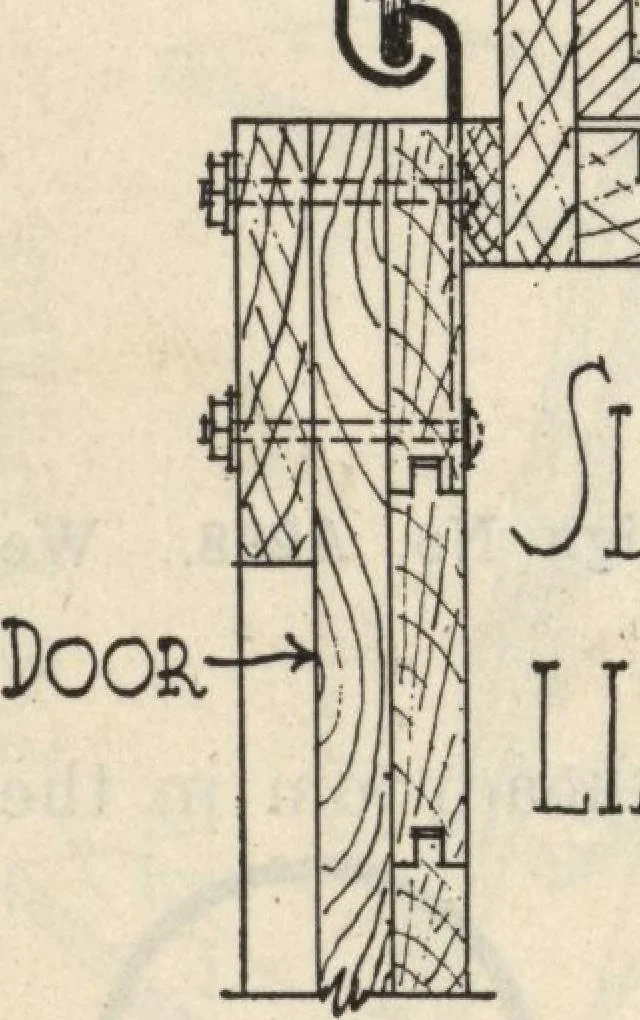 An illustration from How to read plans and take off bills of materials., 1917, leaf 97