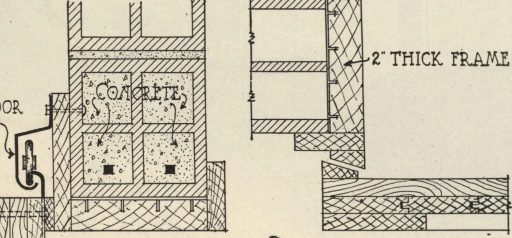 An illustration from How to read plans and take off bills of materials., 1917, leaf 97