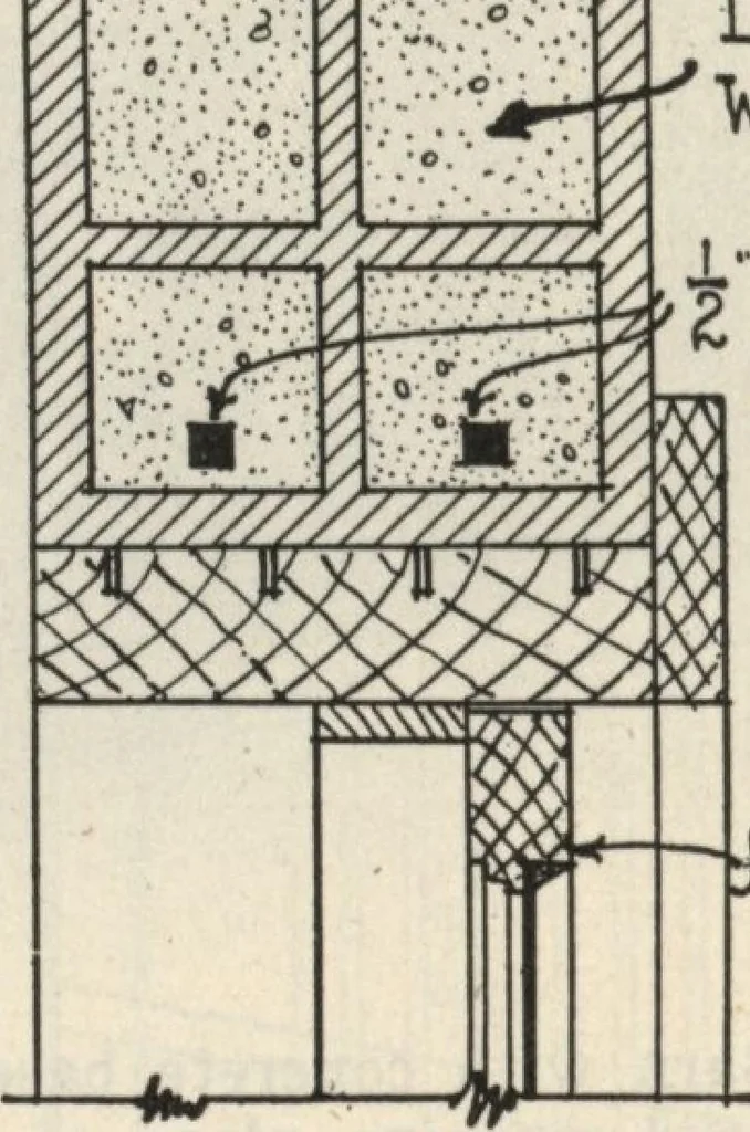 An illustration from How to read plans and take off bills of materials., 1917, leaf 97