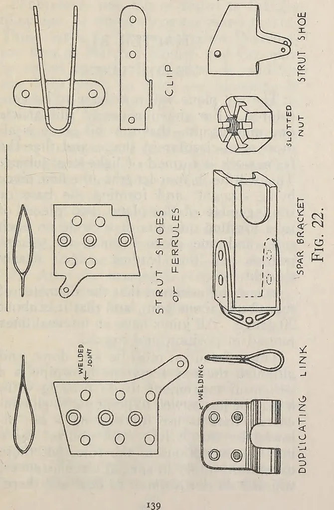An illustration from How an aeroplane is built, 1918, leaf 142