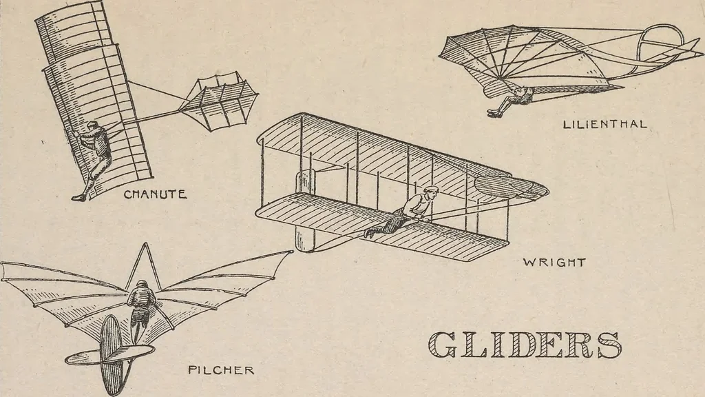 An illustration from How men fly, 1911, leaf 64