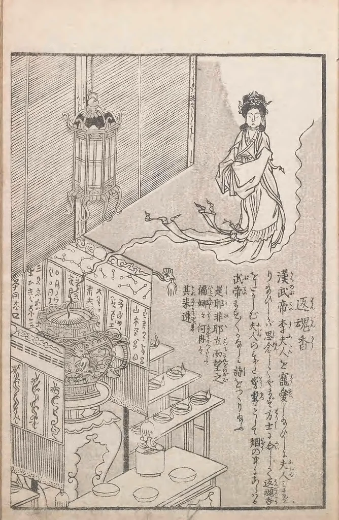 An illustration from Hyakki shūi, 1805, leaf 15