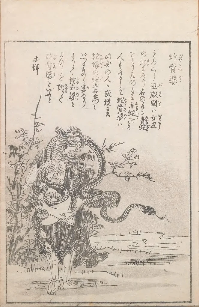 An illustration from Hyakki shūi, 1805, leaf 23