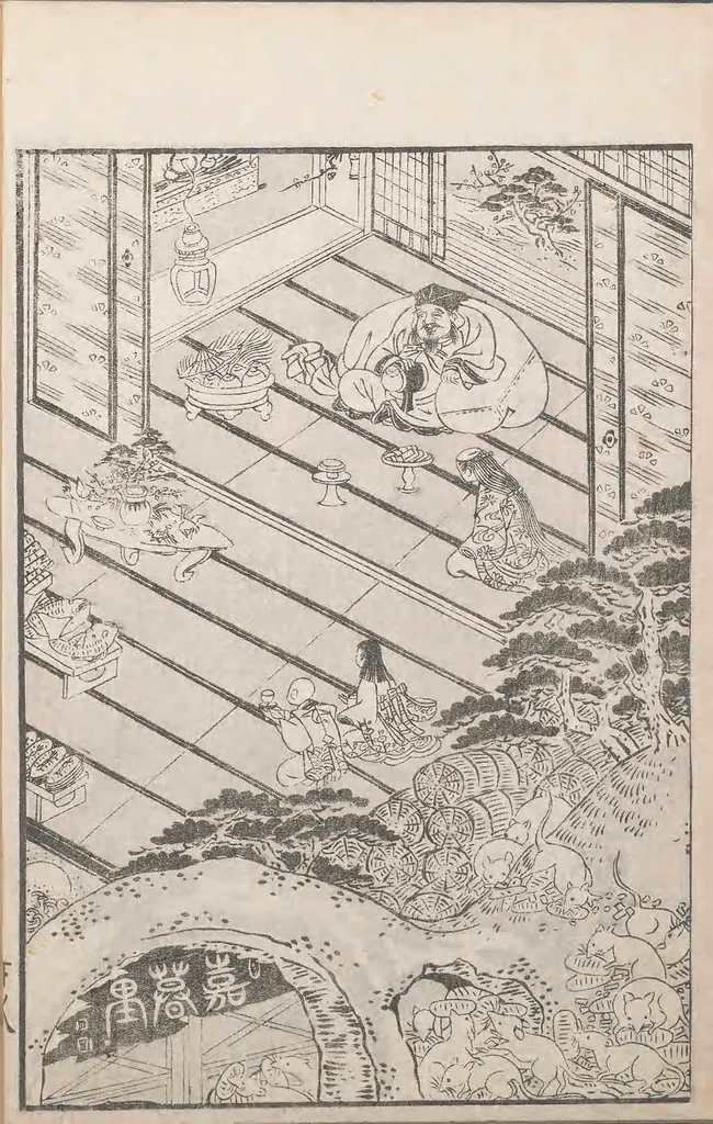 An illustration from Hyakki shūi, 1805, leaf 18
