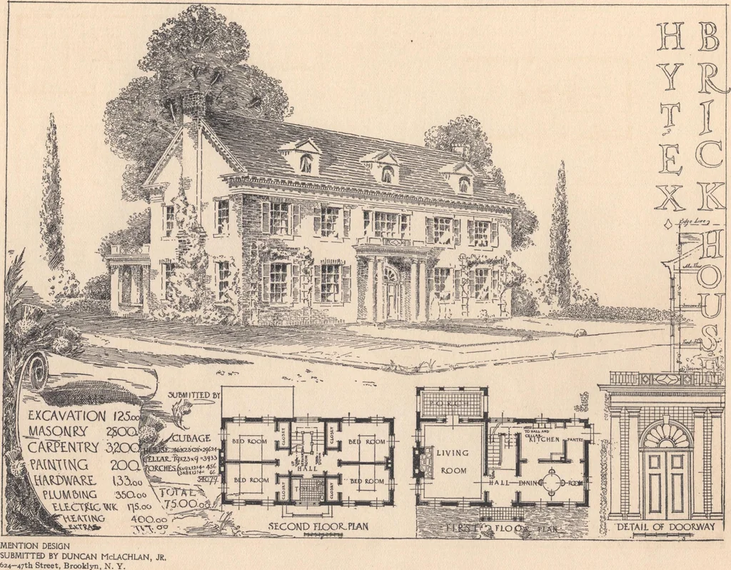 An illustration from The hy-tex house of moderate cost, 1914, leaf 12
