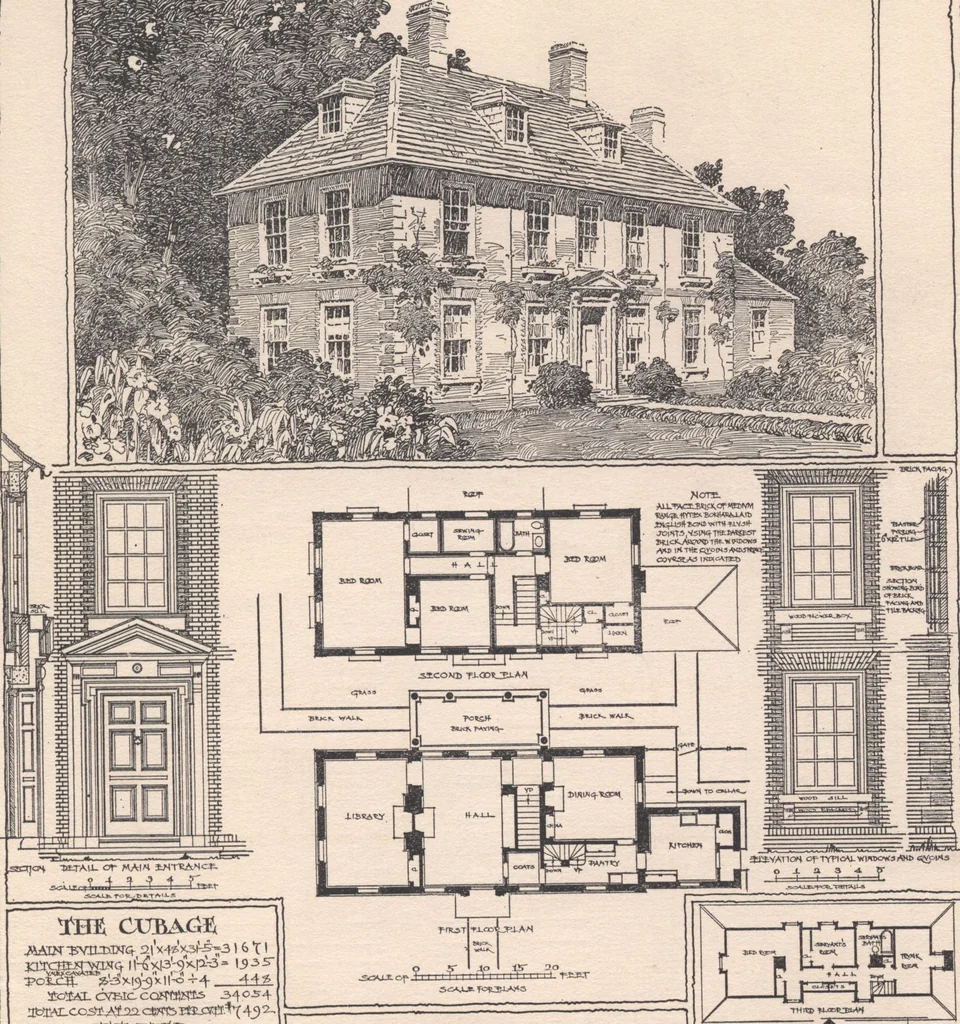 An illustration from The hy-tex house of moderate cost, 1914, leaf 14