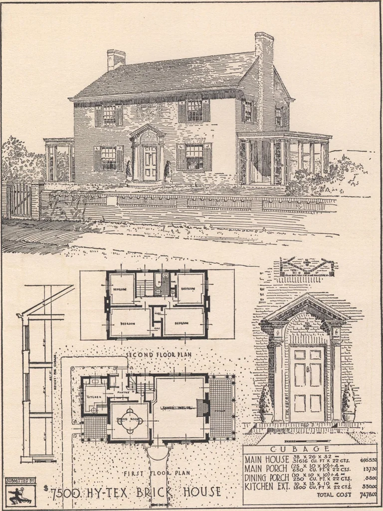 An illustration from The hy-tex house of moderate cost, 1914, leaf 24