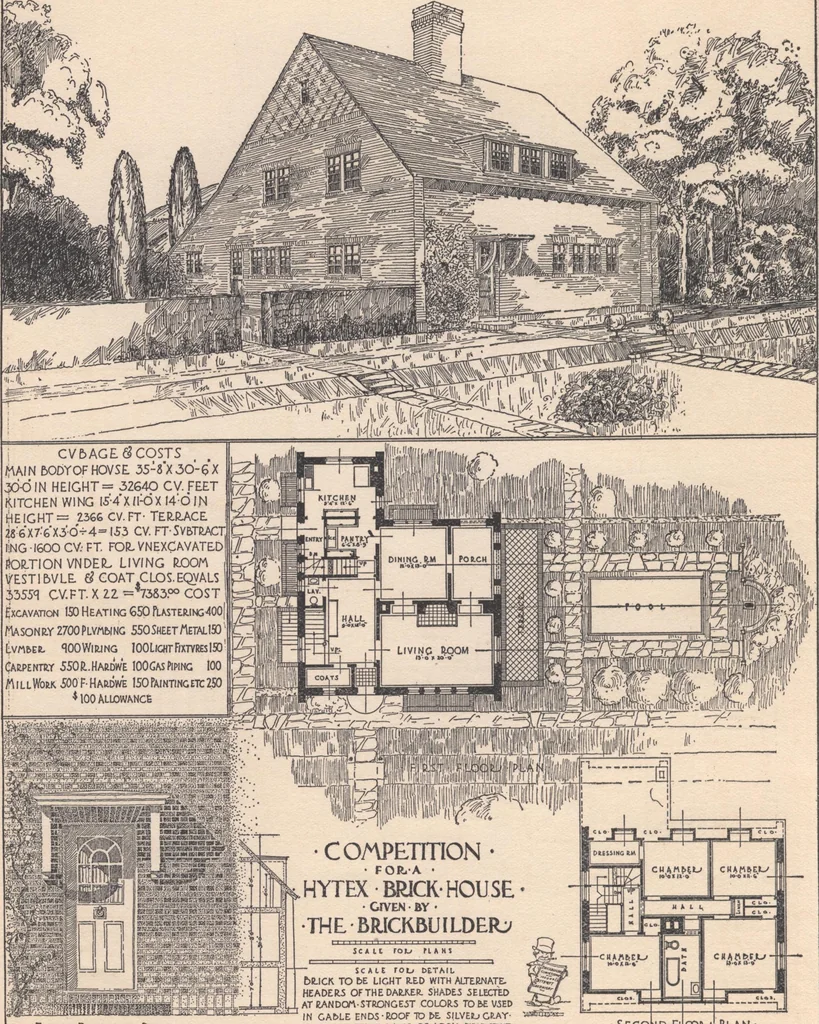 An illustration from The hy-tex house of moderate cost, 1914, leaf 25