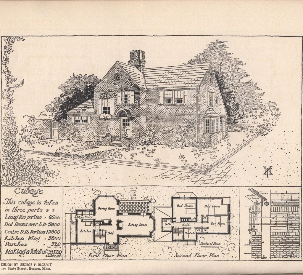 An illustration from The hy-tex house of moderate cost, 1914, leaf 27