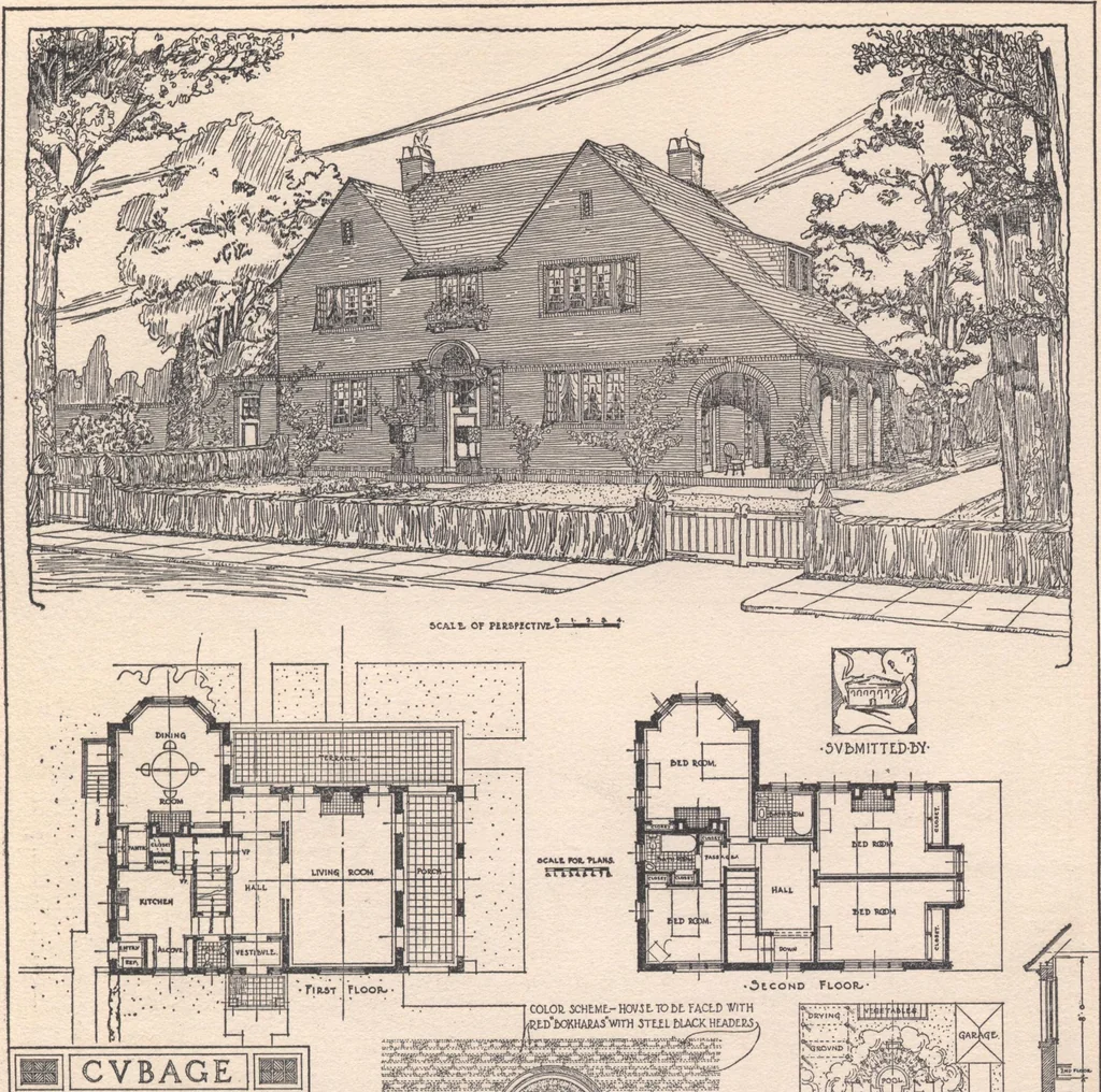 An illustration from The hy-tex house of moderate cost, 1914, leaf 36