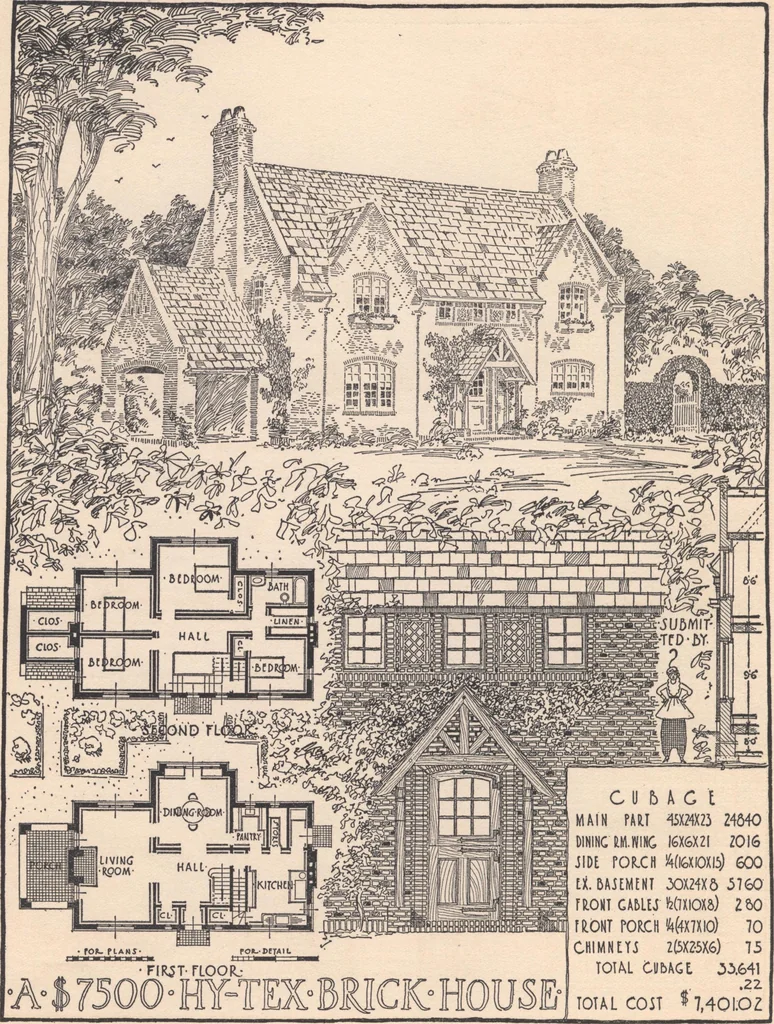 An illustration from The hy-tex house of moderate cost, 1914, leaf 37