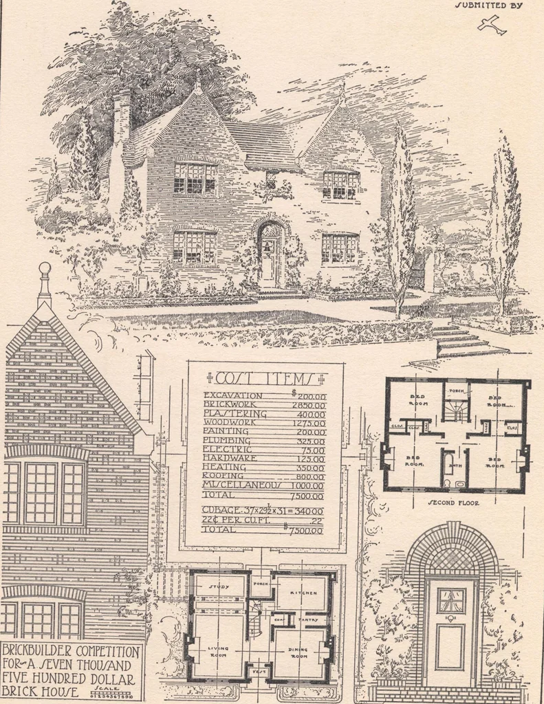 An illustration from The hy-tex house of moderate cost, 1914, leaf 39