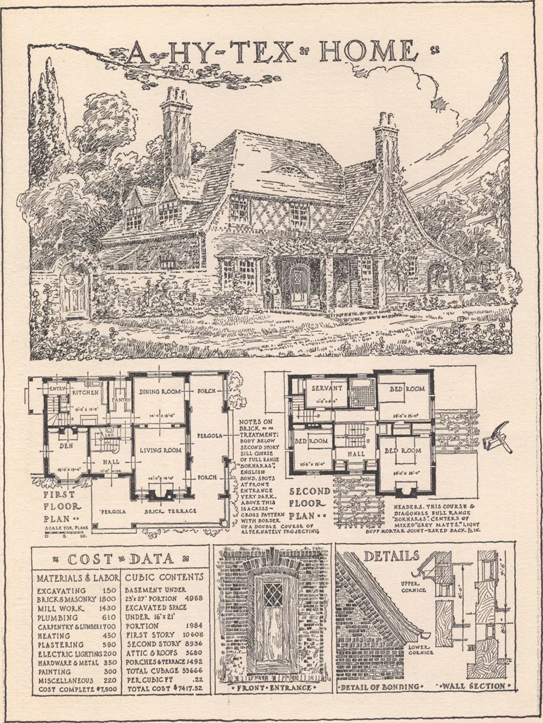 An illustration from The hy-tex house of moderate cost, 1914, leaf 40