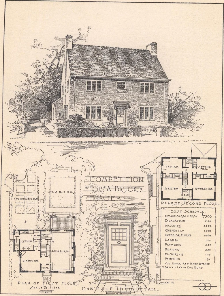 An illustration from The hy-tex house of moderate cost, 1914, leaf 43