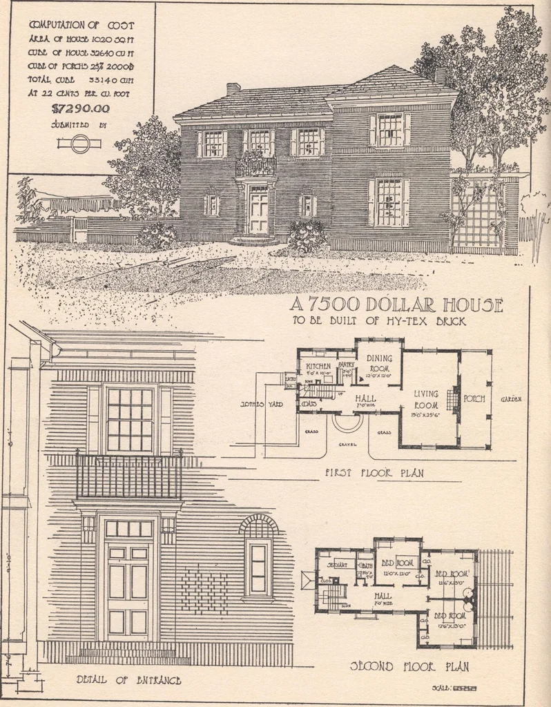 An illustration from The hy-tex house of moderate cost, 1914, leaf 47