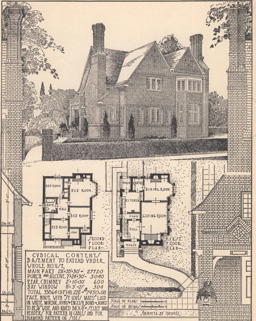 An illustration from The hy-tex house of moderate cost, 1914, leaf 49