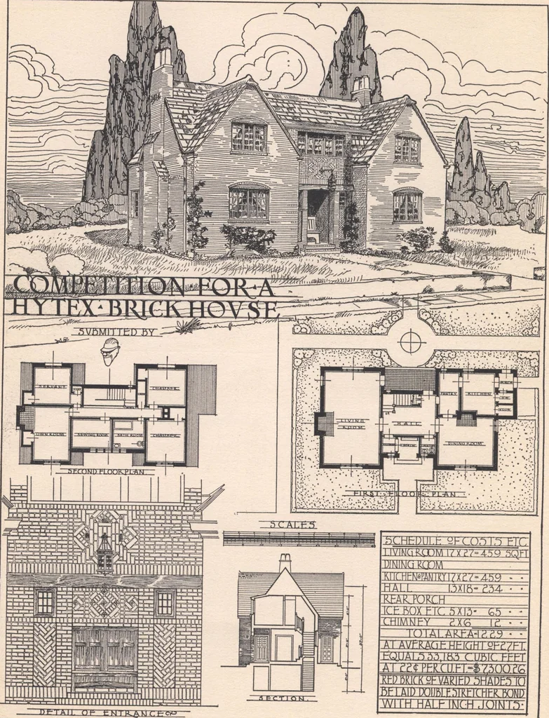 An illustration from The hy-tex house of moderate cost, 1914, leaf 51