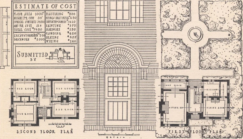 An illustration from The hy-tex house of moderate cost, 1914, leaf 52