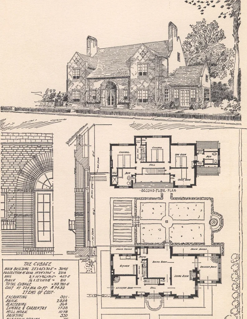 An illustration from The hy-tex house of moderate cost, 1914, leaf 55