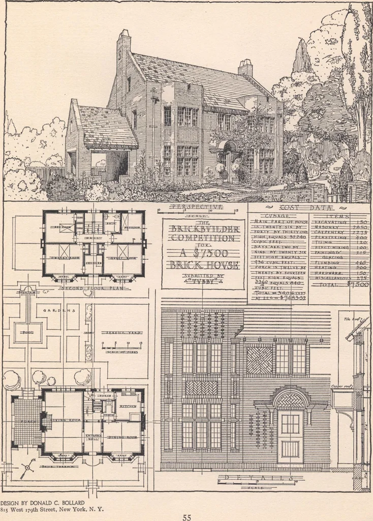 An illustration from The hy-tex house of moderate cost, 1914, leaf 56