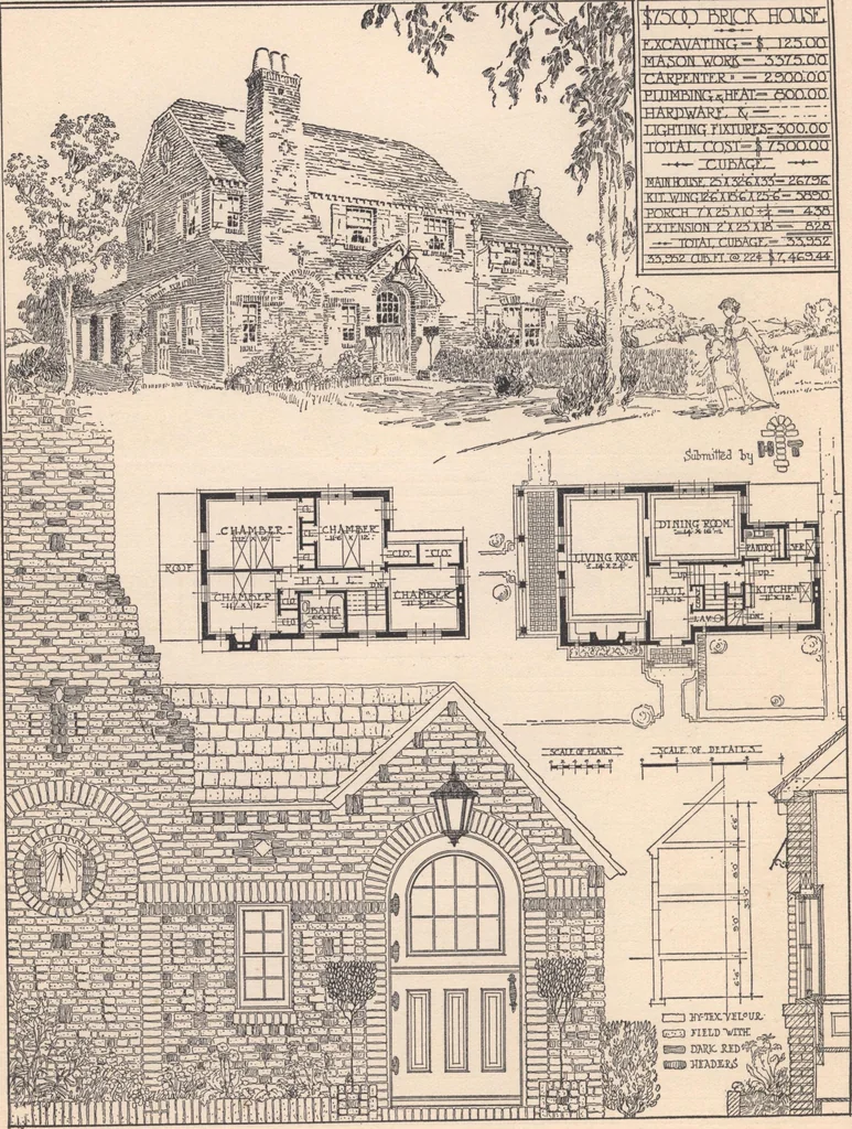 An illustration from The hy-tex house of moderate cost, 1914, leaf 57