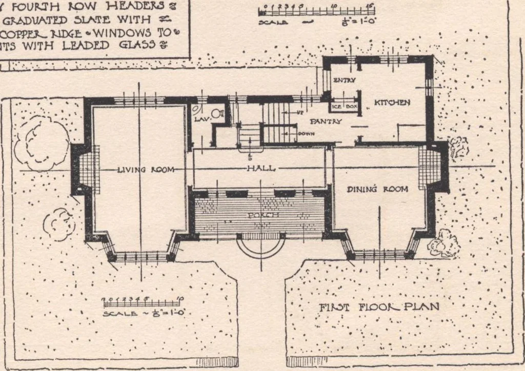 An illustration from The hy-tex house of moderate cost, 1914, leaf 60