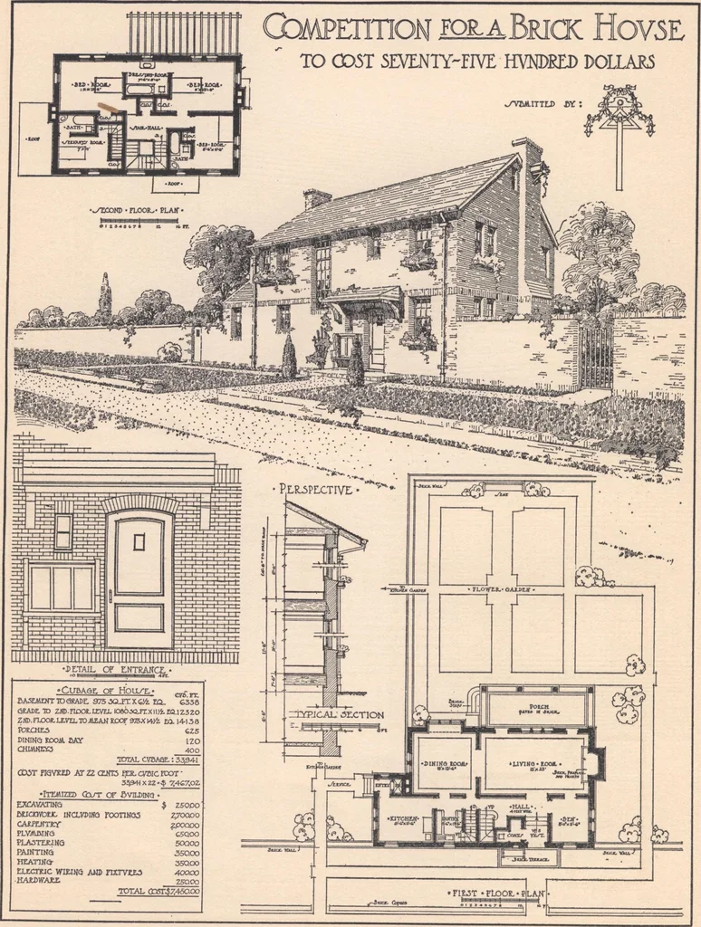 An illustration from The hy-tex house of moderate cost, 1914, leaf 61