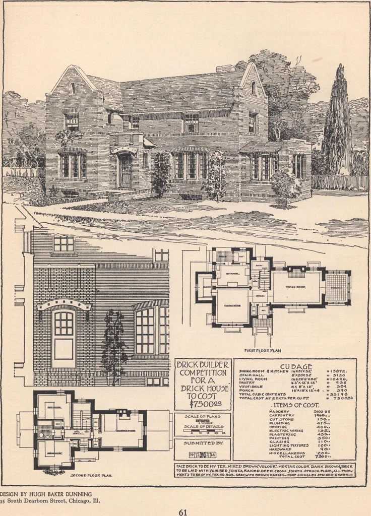 An illustration from The hy-tex house of moderate cost, 1914, leaf 62