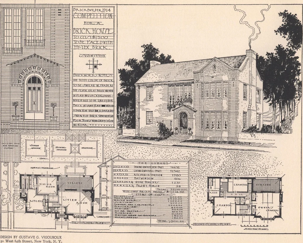 An illustration from The hy-tex house of moderate cost, 1914, leaf 64