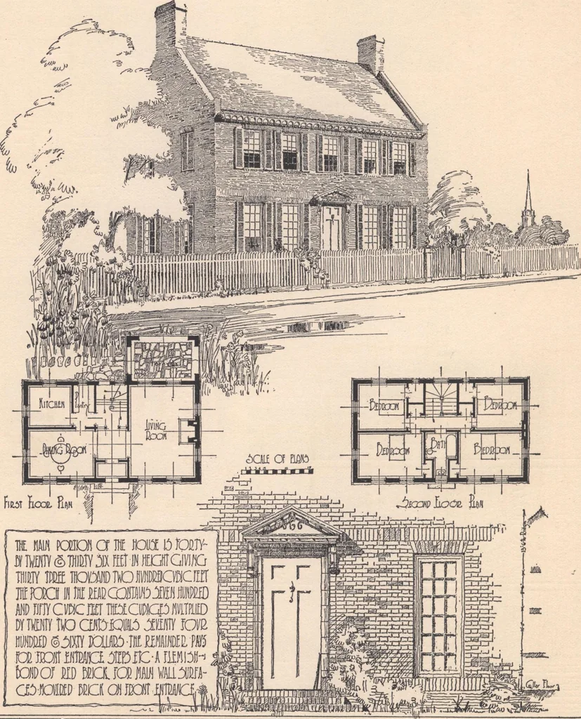 An illustration from The hy-tex house of moderate cost, 1914, leaf 65