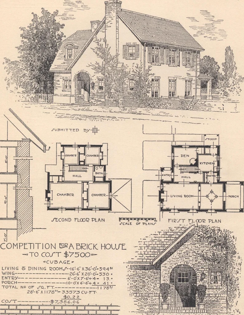 An illustration from The hy-tex house of moderate cost, 1914, leaf 66