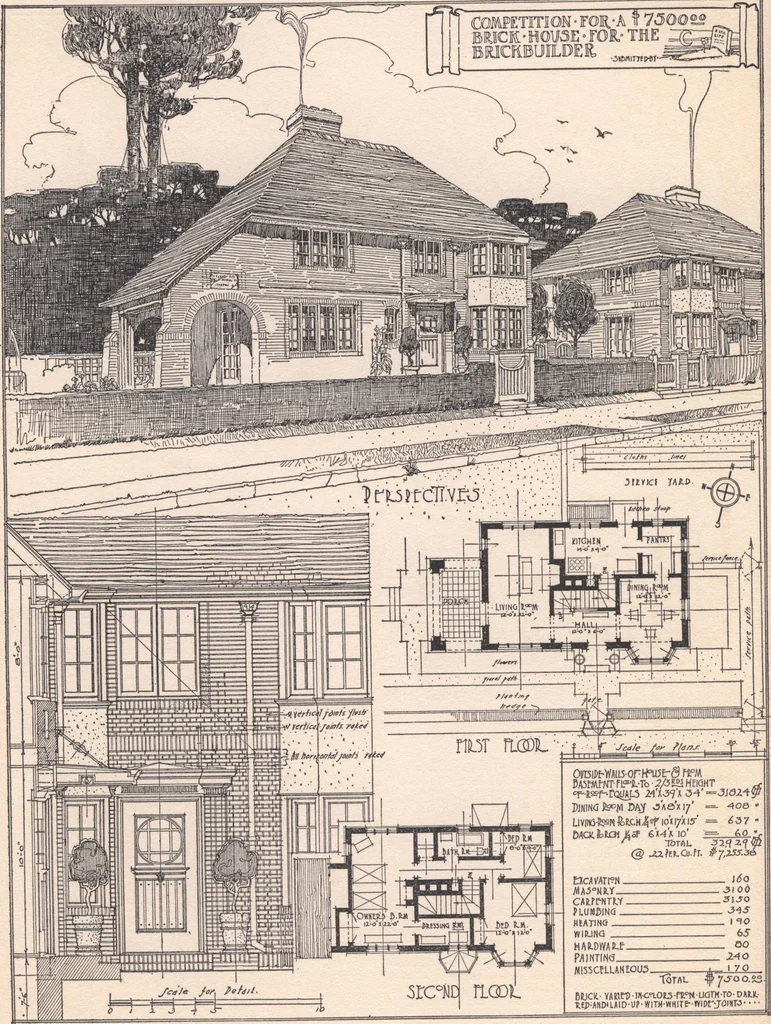 An illustration from The hy-tex house of moderate cost, 1914, leaf 67