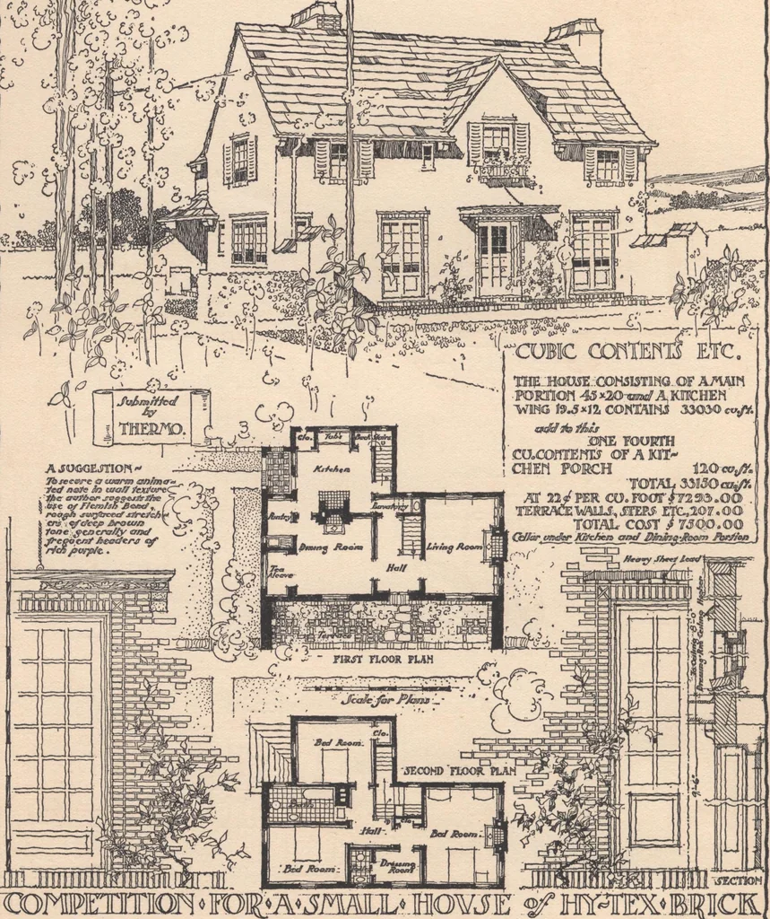 An illustration from The hy-tex house of moderate cost, 1914, leaf 7