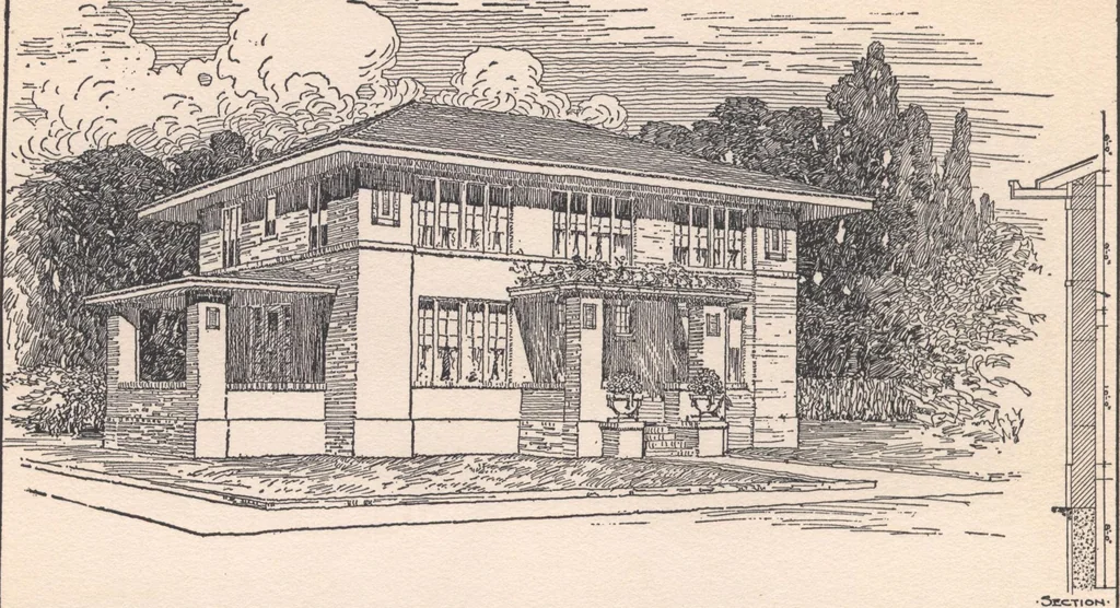 An illustration from The hy-tex house of moderate cost, 1914, leaf 71