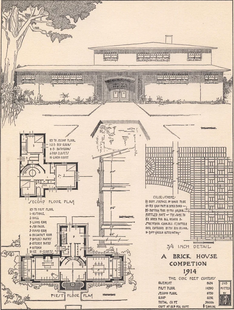 An illustration from The hy-tex house of moderate cost, 1914, leaf 72