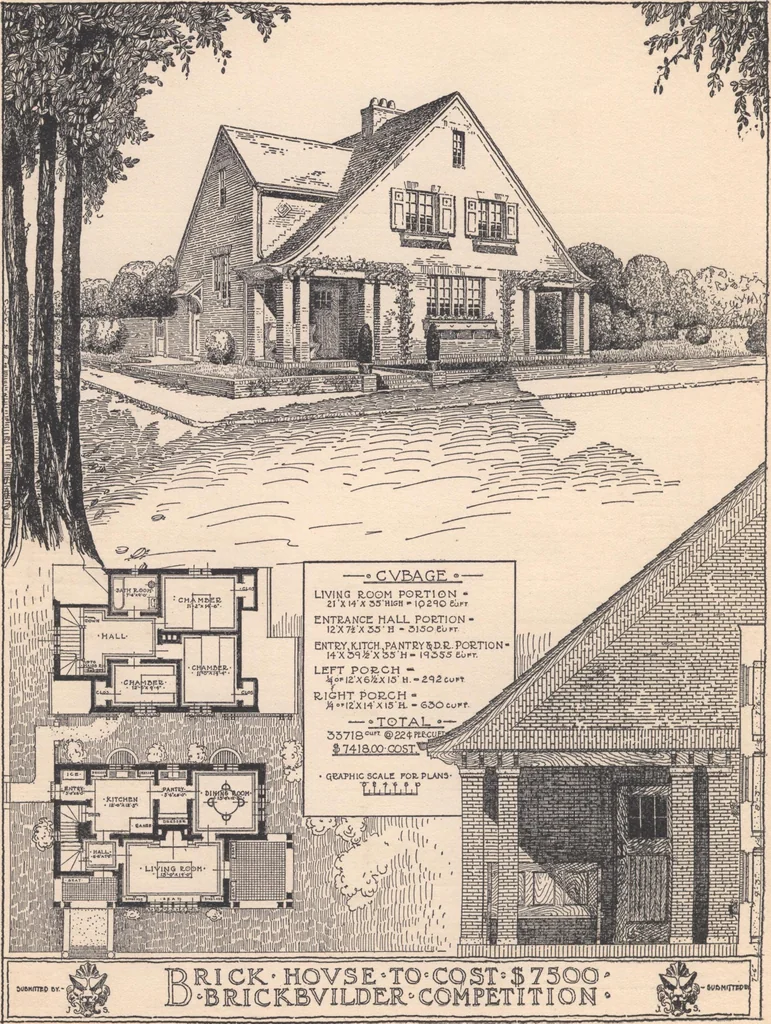 An illustration from The hy-tex house of moderate cost, 1914, leaf 73