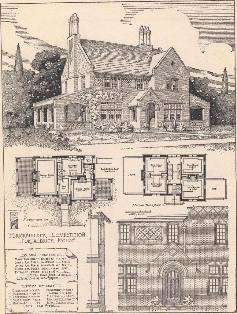 An illustration from The hy-tex house of moderate cost, 1914, leaf 80