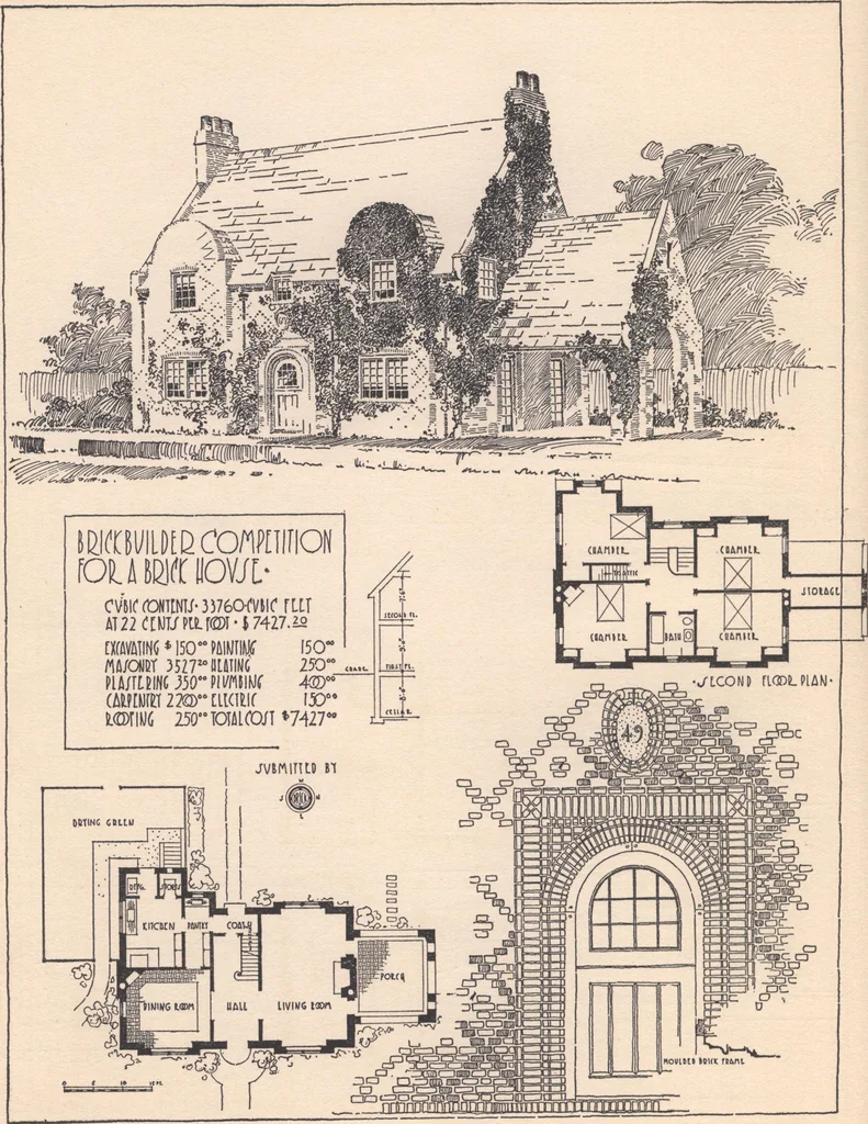 An illustration from The hy-tex house of moderate cost, 1914, leaf 83