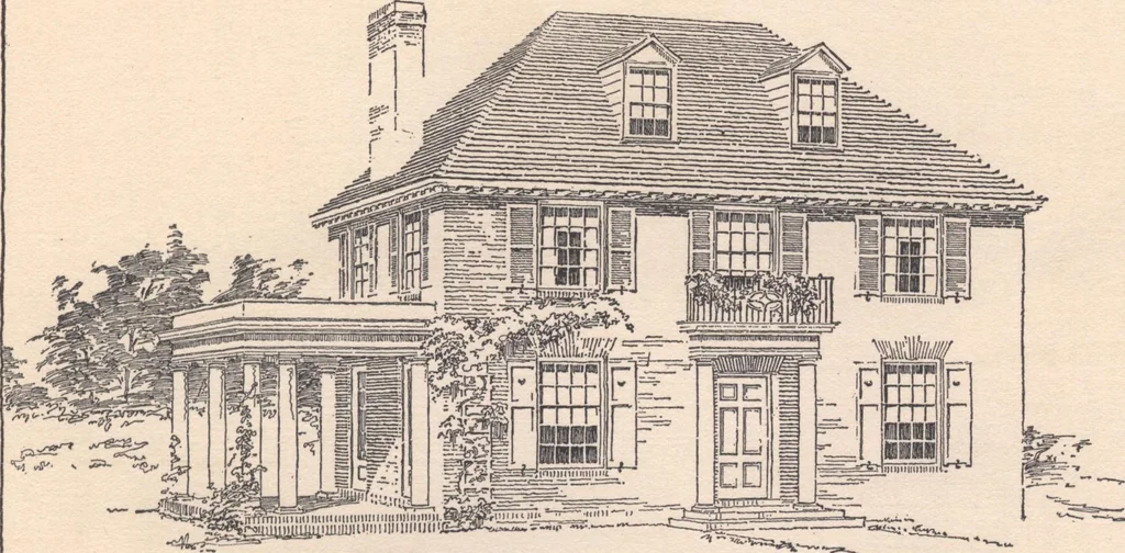 An illustration from The hy-tex house of moderate cost, 1914, leaf 84
