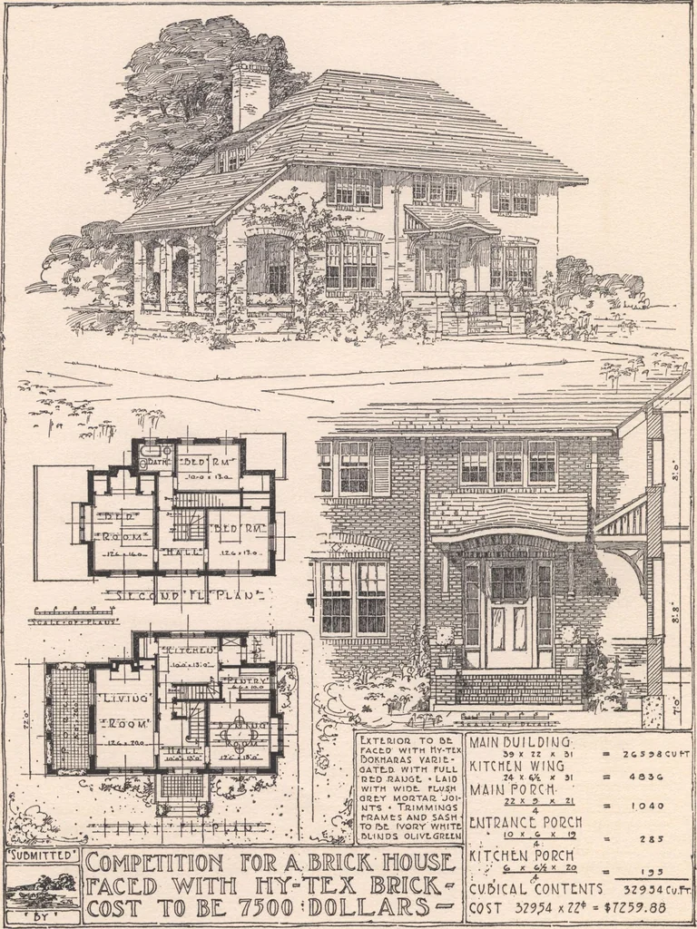 An illustration from The hy-tex house of moderate cost, 1914, leaf 85