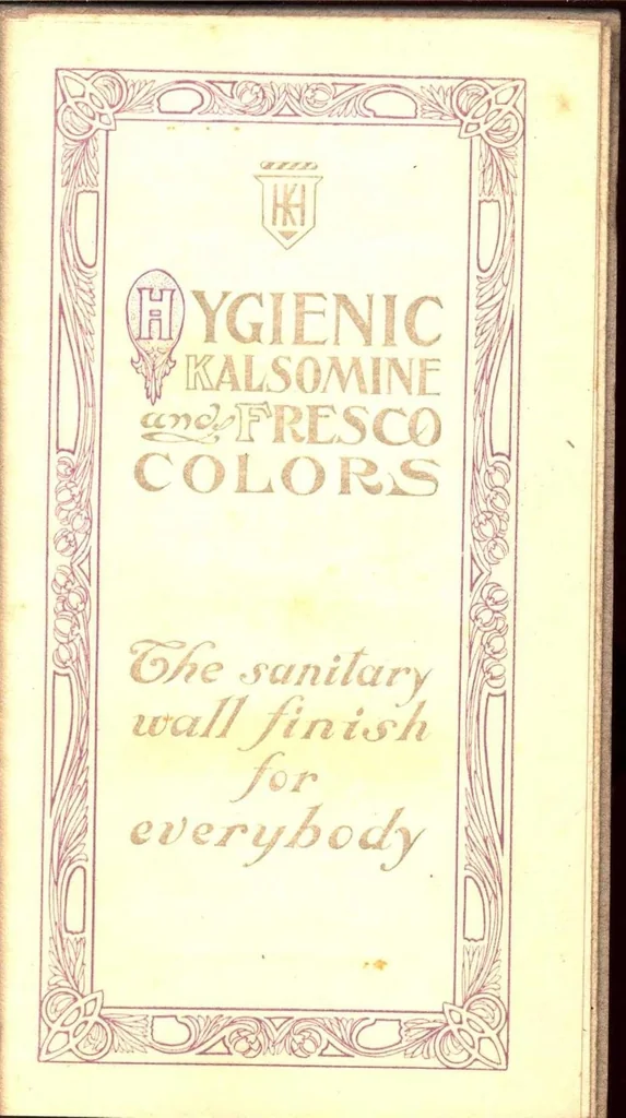 An illustration from Hygienic kalsomine and frescoe colors., 1907, leaf 2